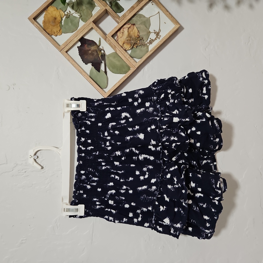 H&M blue mini skirt